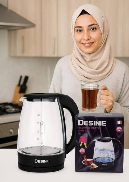 کتری برقی دسینی با گنجایش ۲ لیتر ۲۰۰۰ وات