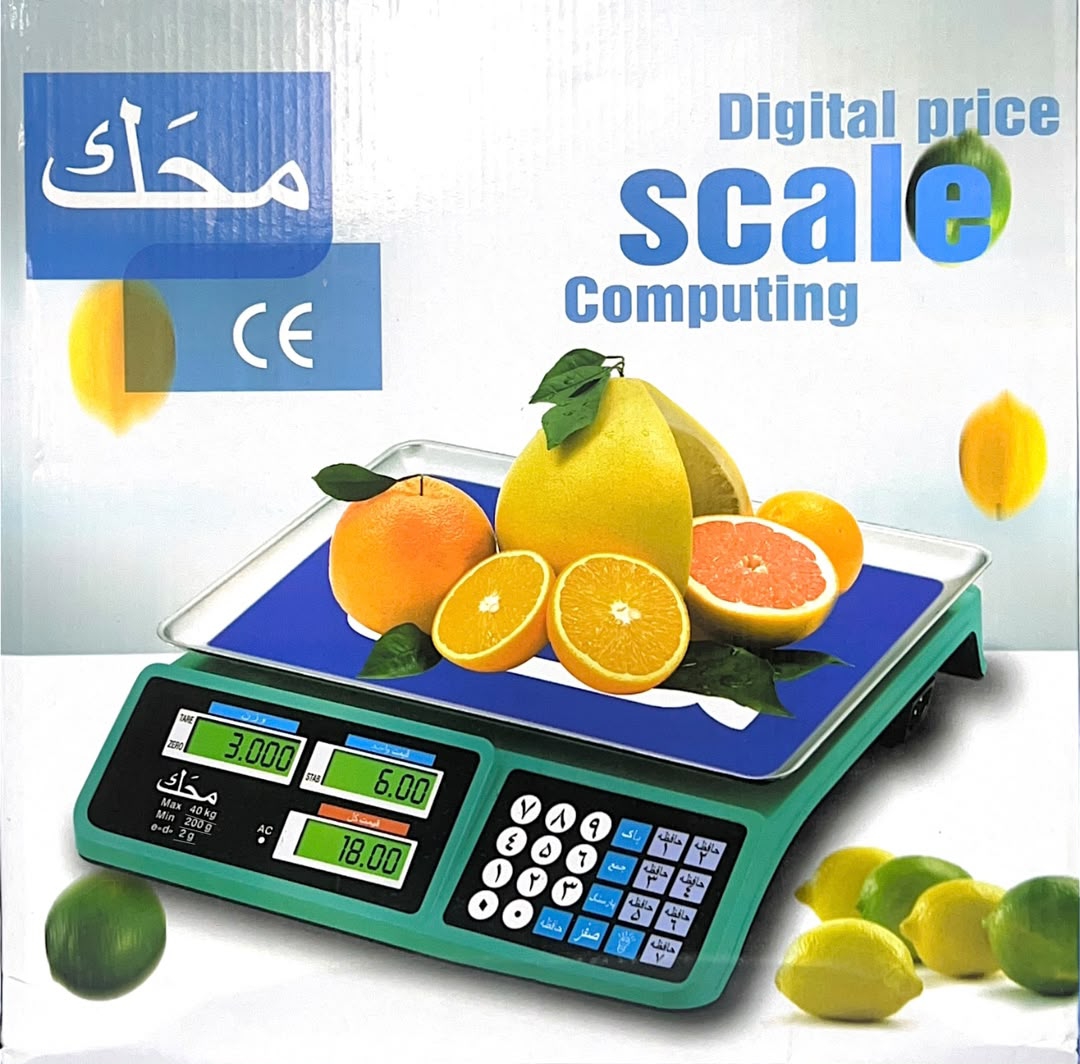 ترازو فروشگاهی محک مدل SB-5407 ظرفیت ۴۰ کیلوگرم